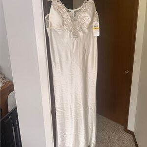 Elegant White Lace Slip Dress
